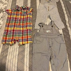 Infant Baby Boy 6 Months Lot - 4 Pieces